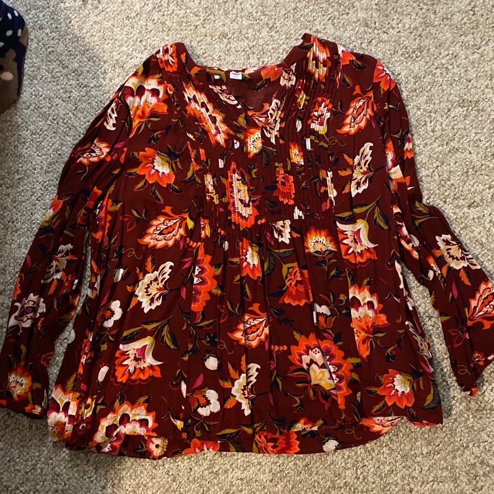 XL Old Navy Peasant Top
